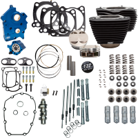 (image for) 132" Power Package - Wrinkle Black w/ Non-Highlighted Fins, Chain Drive Cam