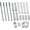 (image for) S&S Adjustable Pushrod Kit with Chrome Covers