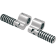 (image for) Chrome Clamp-On O-Rings Footpegs
