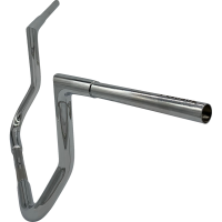 (image for) EZ Install 1 1/4" Flat Top Handlebar Chrome 12" Rise