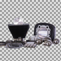 (image for) Hooligan Kit 883cc to 1200cc Wrinkle Black (Alt)