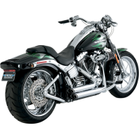 (image for) Vance & Hines Shortshots Staggered Exhaust System Chrome