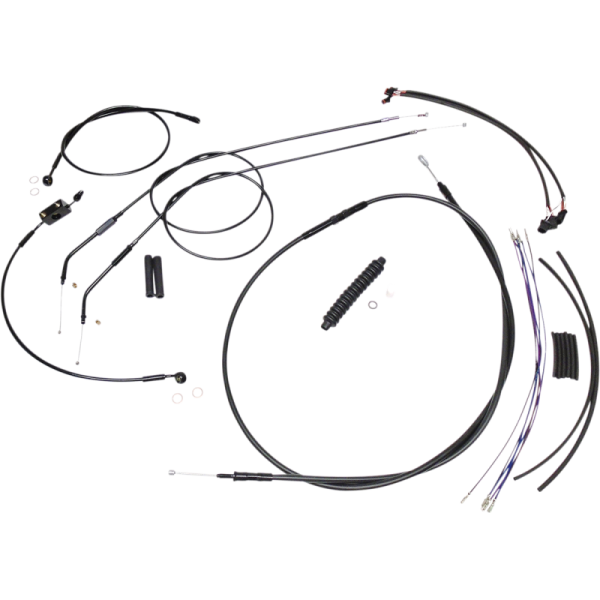 (image for) XR Stainless DOT Kit - Black w/ Black Fittings 10"-12"