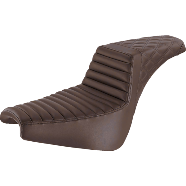 (image for) Saddlemen Step-Up Seat Front TR Rear LS Brown