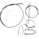 (image for) Designer DOT Handlebar Installation Kit - 18-20 in. Apes