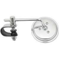 (image for) 3" Chrome Stamped Mirror, Clamp Style