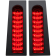 (image for) ProBEAM Fillerz Saddlebag LED Lights - Gloss Black/Red