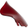 (image for) Klock Werks Kolor Sport Flare Windshield, 6.5" Red