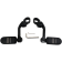 (image for) Rivco Highway Pegs with 5" Mounting Arms - Matte Black, w/ Custom Pegs