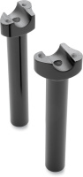 (image for) Forged Aluminum Straight Risers Black 8"