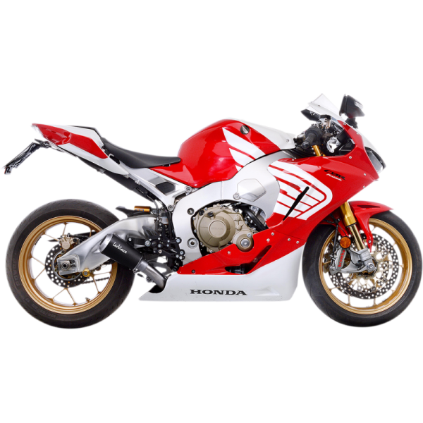 (image for) LV-10 Black stainless steel Slip-On for HONDA CBR1000RR Fireblade/SP/SP2 17-22