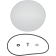 (image for) Replacement Glass for 3" Dia. Hindsight Mirror