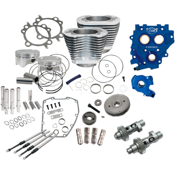 (image for) S&S CYCLE S&S 110" Power Package - Silver, Gear Drive