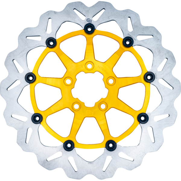 (image for) 12.5" Full-floating Rotor, Gold Carrier