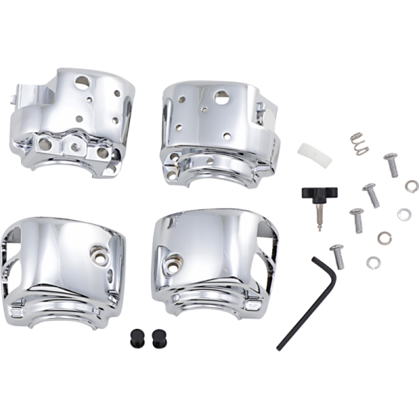 (image for) Kuryakyn Chrome Switch Housings for 99-13 H-D Models (Basic)