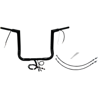 (image for) Fat Baggers Flat Top EZ Install Handlebar 14" Gloss Black