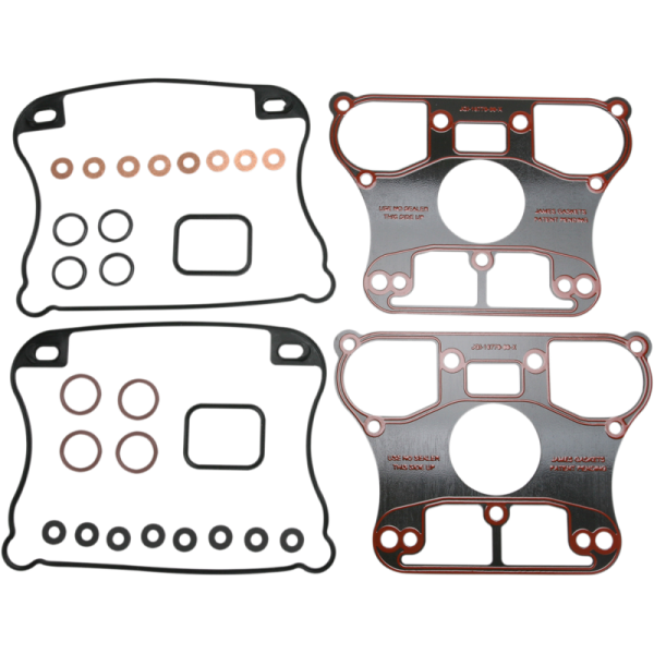 (image for) JAMES GASKET Rubber Rocker Box Gasket Kit 04-06 XL