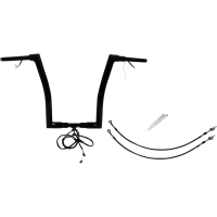 (image for) Fat Baggers Flat Top EZ Install Handlebar 16" Gloss Black