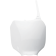 (image for) Front Number Plate - White