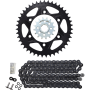 (image for) Vortex SSA Aluminum Chain Kit (Black) for Yamaha MT-10/FZ10 16-23