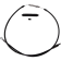 (image for) Classic Black Vinyl Clutch Cable