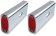 (image for) Stealth Fender Strut Marker Lights - Chrome, red LEDs