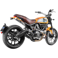 (image for) LeoVince LV-10 Black Stainless Steel Slip-On Exhaust