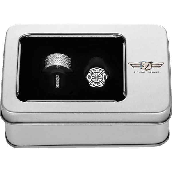 (image for) FIGURATI DESIGNS Seat Screw Mirror Polished Maltese Cross-Fire