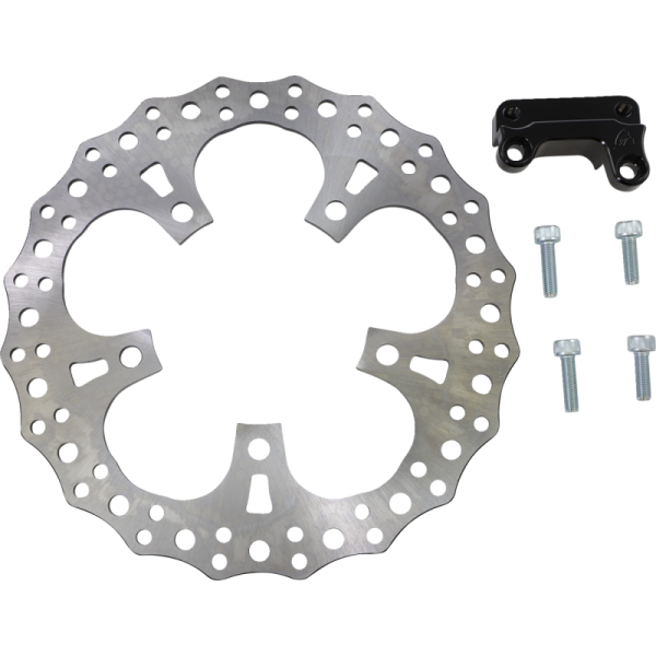 (image for) Arlen Ness 13" Big Brake Jagged Rotor Kit, Left