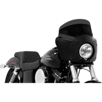 (image for) Solid Windshield, 7" Dark Black Smoke
