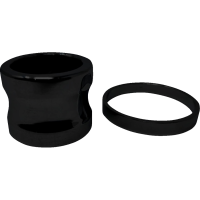 (image for) Front Axle Spacers Smooth Black