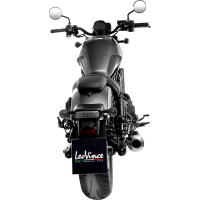 (image for) LeoVince Classic Racer Slip-On - Black Stainless Steel