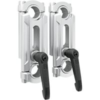 (image for) Elite Height-Adjustable Riser, 4"-6", Clear Anodized