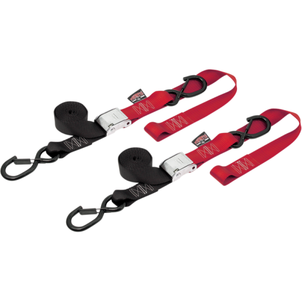 Powertye Mfg. PowerTye 1 1/2" Cam-Buckle with Safety Latch Hooks and Soft-Tye