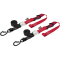 (image for) Cam-Buckle Tie-Downs, Black/red