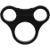 (image for) T-Bar Single Gauge Mount Gloss Black