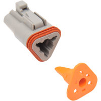 (image for) Gray 3-Socket Plug