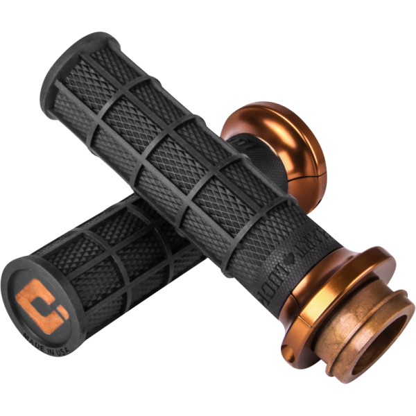 (image for) ODI Hart-Luck Lock-On Grips Black/Bronze