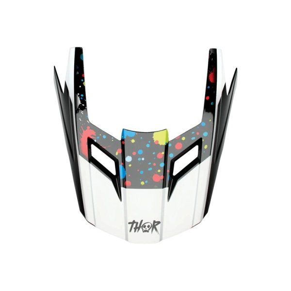 (image for) Thor Fleet Youth Visor - Splat, Black