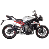 (image for) LV One EVO Slip-On, Stainless steel, Triumph Street Triple 765 17-22