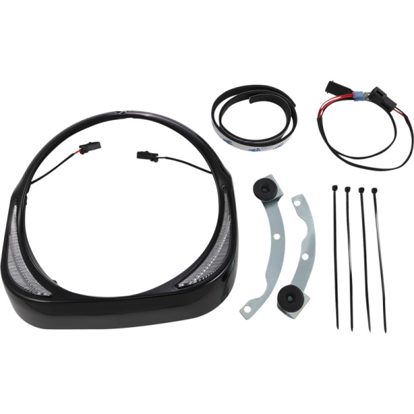 (image for) Fang Headlight Bezel Gloss Black (Run only)