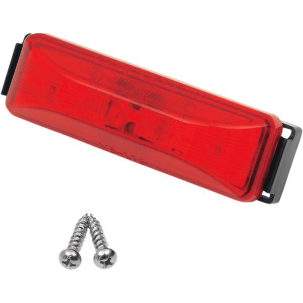 (image for) BRITE-LITES Rectangle 3.75" 12 LED Red