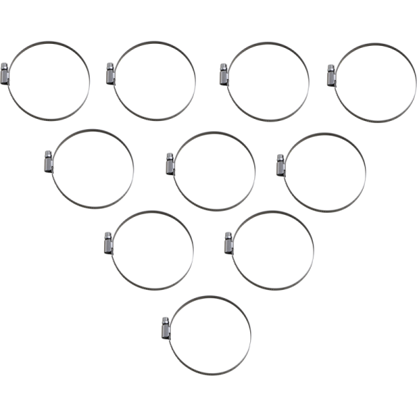 (image for) PARTS UNLIMITED Hose Clamp 10-Pack