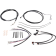 (image for) XR Black w/ Chrome Fittings DOT Handlebar Installation Kit, 12"-14" Apes