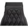 (image for) Mustang Squareback One-Piece Seat, Black w/ black stitching; w/ smooth passenger seating area