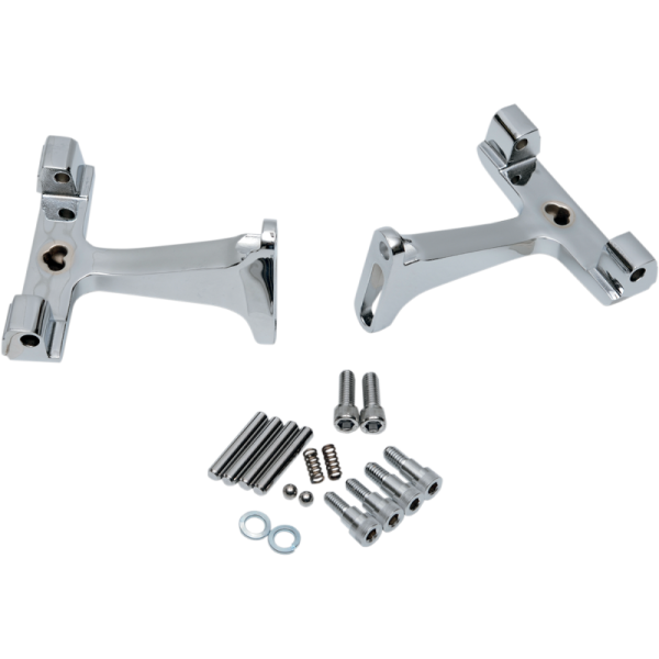 (image for) Drag Specialties Standard Passenger Floorboard Mounts Chrome