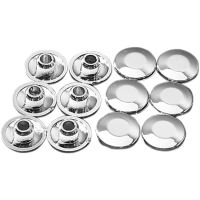(image for) Drag Specialties Chrome Plugs for Handlebar Clamps