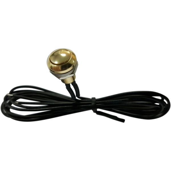 (image for) Drag Specialties Gold Mini Push-Button Switch