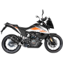 (image for) LV ONE EVO Black stainless steel Slip-On for KTM 390 Adventure 20-24