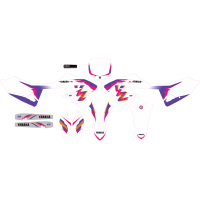 (image for) D'Cor Visuals Complete Graphics Kit - 93 YZ Retro, white background
